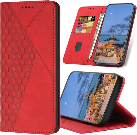 Srishp Coque Pour Xiaomi Redmi Note Premium En Cuir Pu Rabat Flip