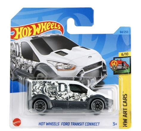 Hot Wheels Машинка базовой коллекции HOT WHEELS FORD TRANSIT CONNECT белая 5785 HKH50 купить с
