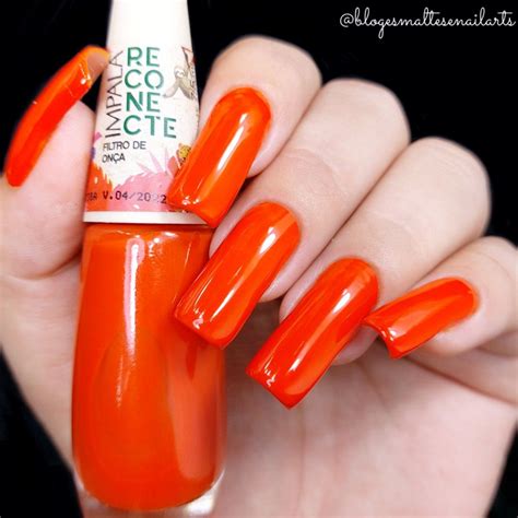 Pin De Milla Oliveira 2018 Em Esmalte Laranja Esmalte De Unhas Unhas