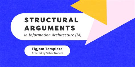 Information Architecture Ia Structural Argument Template Figma