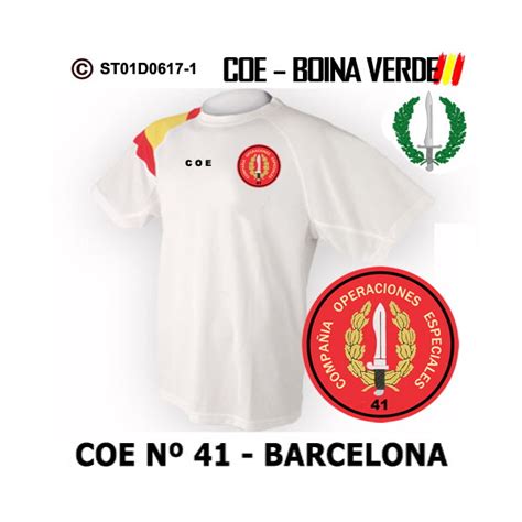 Camiseta Coe N Barcelona Boina Verde Totemteams