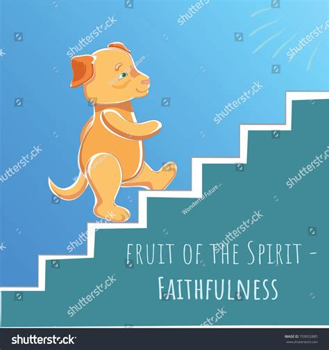 Fruit Spirit Faith Faithfulness Vector Illustration เวกเตอรสตอก