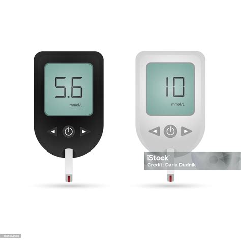 set glukometer ilustrasi stok  gambar  glukometer