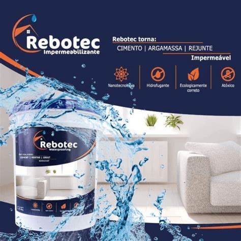 Rebotec Kg Impermeabilizante Frete Gr Tis Sem Juros R Em