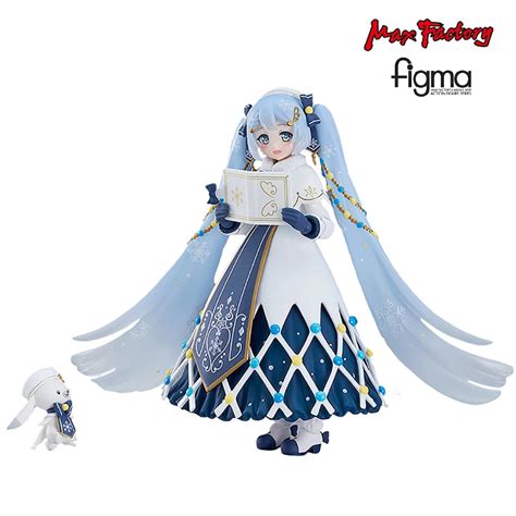 Фигурки героев аниме Max Factory Figma No.EX-064 Hatsune Miku Snow Miku ...