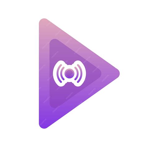 Premium Vector | Live play logo gradient design template icon