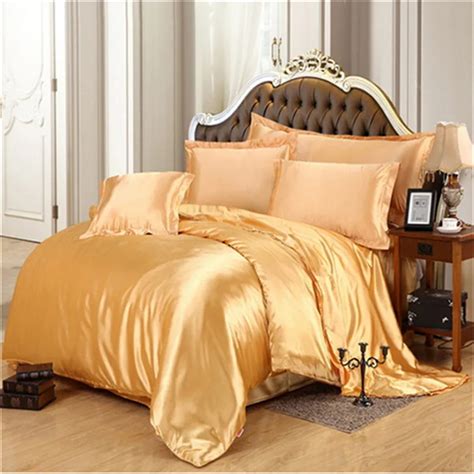 Aliexpress Buy 2017HOT 100 Pure Satin Silk Bedding Set Home