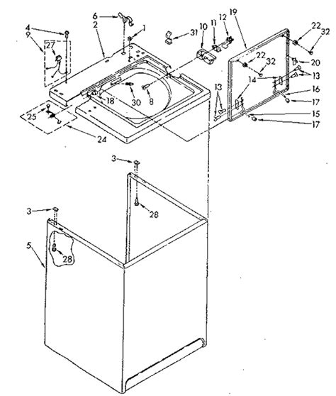 Kenmore 11082403110 Washer Partswarehouse