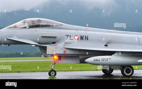 Zeltweg Austria September 6 2019 Combat Military Jet Aircraft Taxi