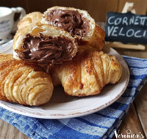 Cornetti Di Pasta Sfoglia Alla Nutella Veloci