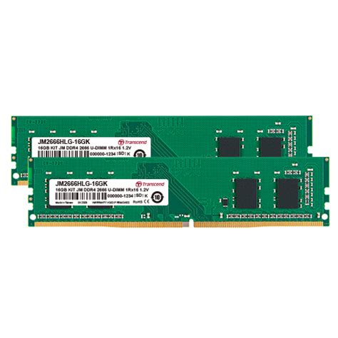 Dram Modules Product Support Transcend Information Inc