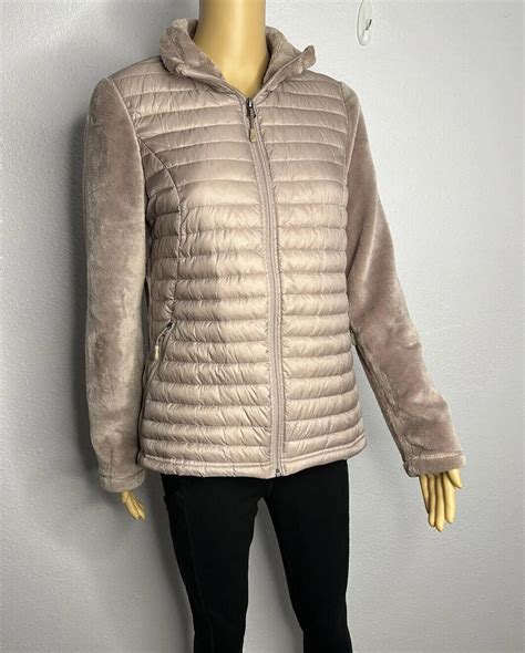 32 Degree Heat Puffer Fleece Womens Coat Size Small Gem