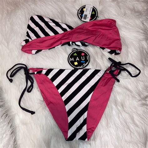 Maui And Sons Swim Maui And Sons Reversible Bikini Poshmark