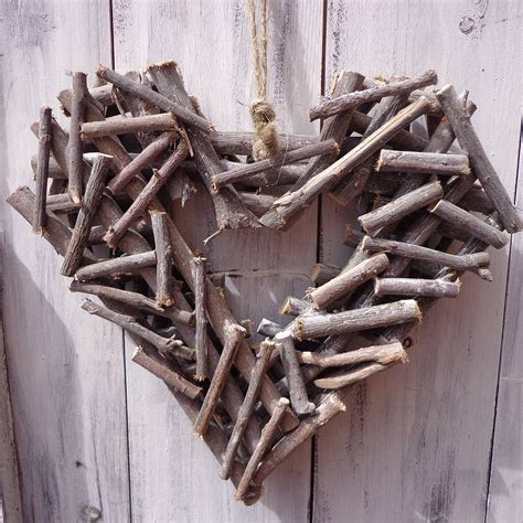 Add an extra special vintage touch to your home with our twig heart ...