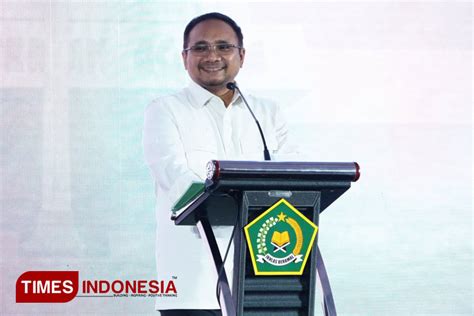 Buka Ksm Menag Yaqut Harap Dapat Menginspirasi Siswa Lebih