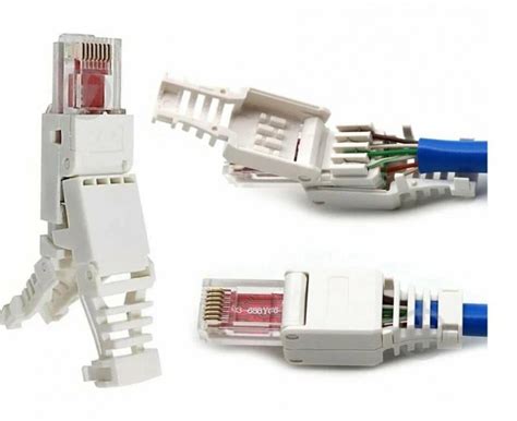 ᐉ Штекер ЕМТ RJ45 connect 6е 8р8с белый • Купить в Киеве, Украине ...