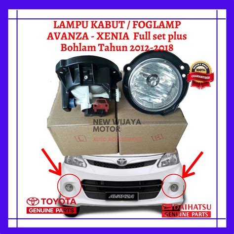 Jual Foglamp Avanza Xenia Lampu Kabut Avanza Xenia Berikut Bohlam Thn