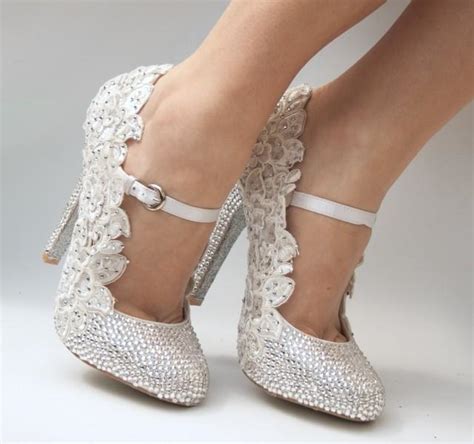 Luxury Wedding Shoes With Around 1600 Genuine Swarovski Crystals