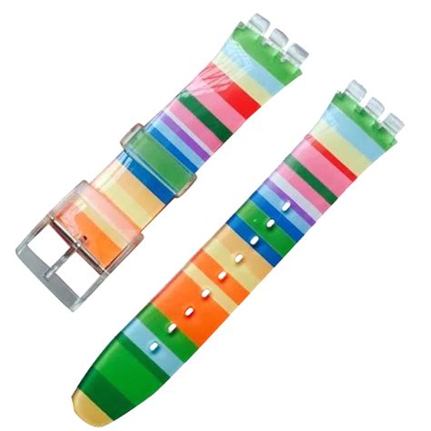 Colour The Sky Swatch Watch Strap Atelier Yuwaciaojp