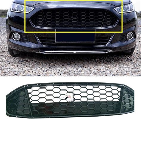 Front Honeycomb Grilles Vent Upper Grille For Ford Fusion Mondeo 2013