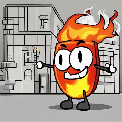 Firey from Battle For Dream Island bfdi by PixarandBFDIGuy on DeviantArt