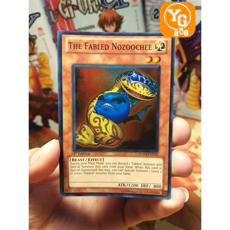 Yugioh SSS Thẻ bài chính hãng The Fabled Nozoochee HA04 EN010