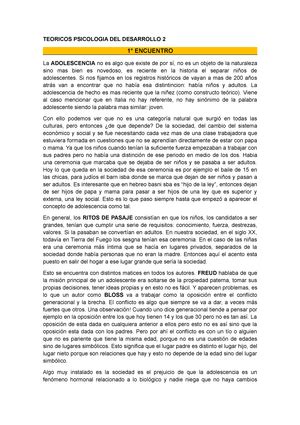 Resumen Final Desarrollo Resumen Psicolog A Del Desarrollo Ii