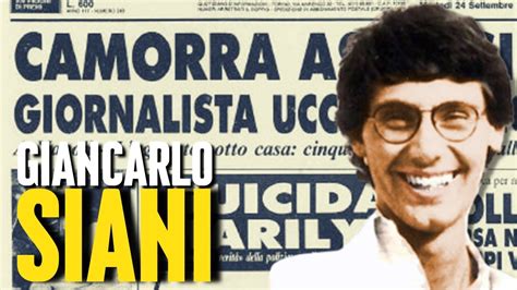 Giancarlo SIANI La Storia Del Giornalista UCCISO Dalla CAMORRA YouTube