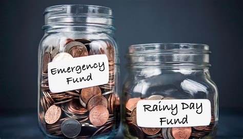 rainy day funds