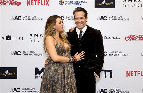 Ryan Reynolds Honored by Blake Lively at American Cinematheque Awards