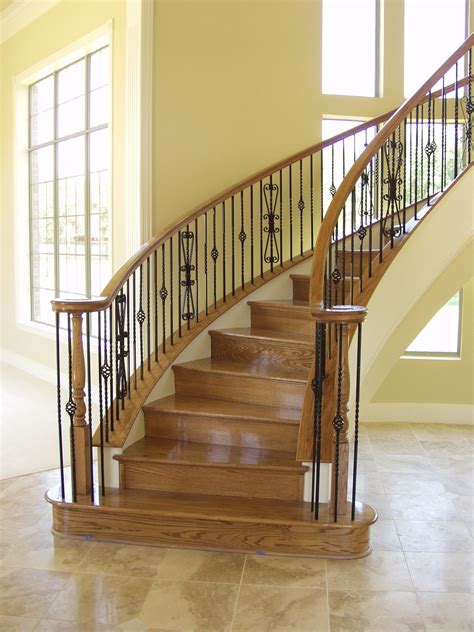 This Staircase Design Was Created Using Twist Series Balusters The