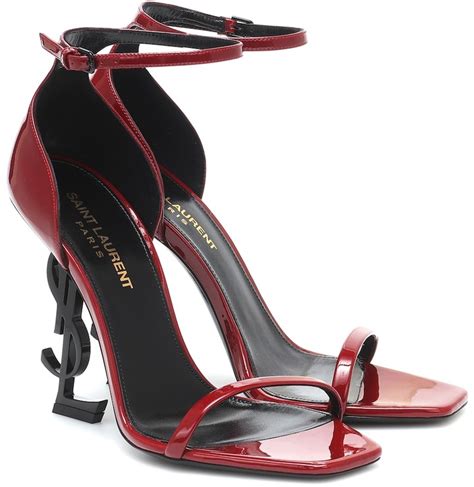 Saint Laurent Opyum 110 Patent Leather Sandals ShopStyle