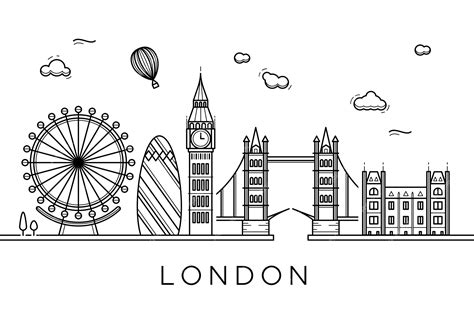 London Skyline Sketch