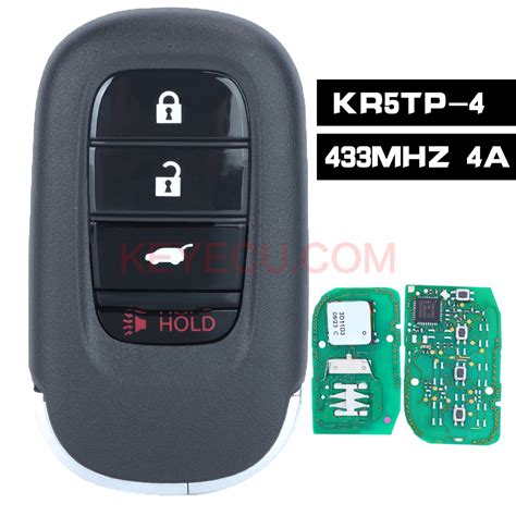 FCCID KR5TP 4 Keyless Go Smart Remote Key 4 Button FSK 433 92MHz 4A