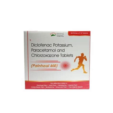 Painheal Mr Diclofenac Potassium Paracetamol And Chlorzoxazone