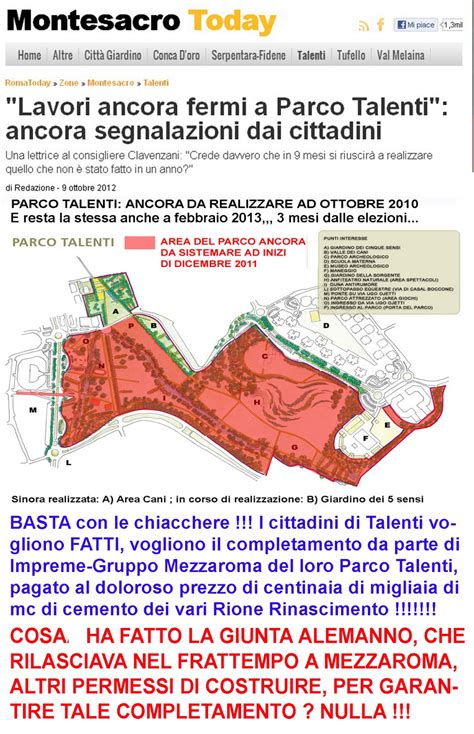 Tg Roma Talenti Parco Talenti Doveva Essere Il Prezzo Delle Centinaia