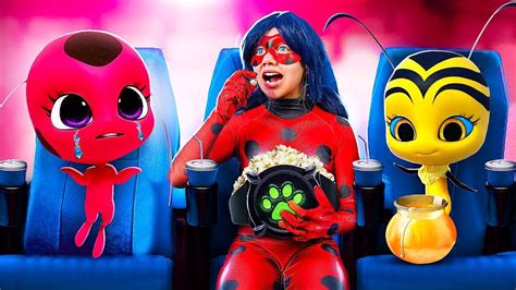 Ladybug ne peut pas entrer dans le cinéma CHALLENGE Super héros VS