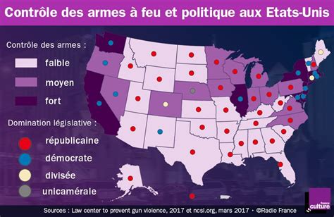 Etats Unis La Carte Politique Du Contrôle Des Armes à Feu France Culture