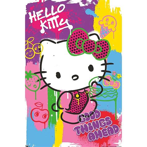 Hello Kitty Pop Art Poster | Video Game Heaven