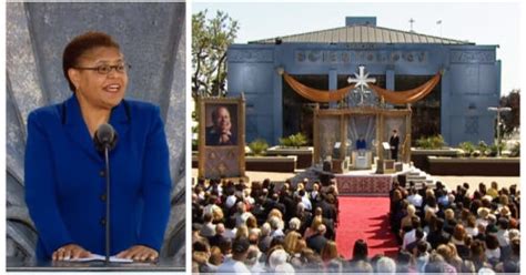 Potential Biden Vp Pick Karen Bass Praised Scientology At Church Opening