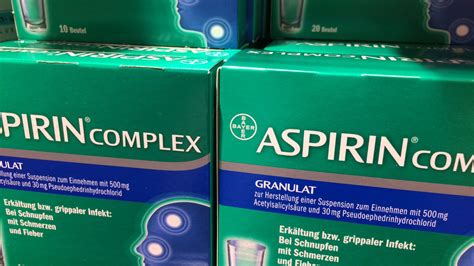 Bayer Kein Liefertermin für Aspirin Complex APOTHEKE ADHOC