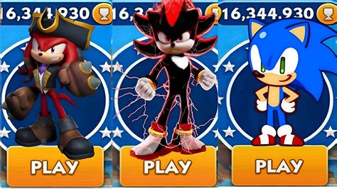 Sonic Dash Hunter Knuckles Vs Shadow Vs Andronic Movie Sonic Vs All