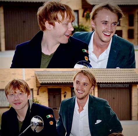 Draco Lover Malfoy ⚯͛ บน Instagram “i Love The Friendship Between Tom Felton And Rupert Grint 💚