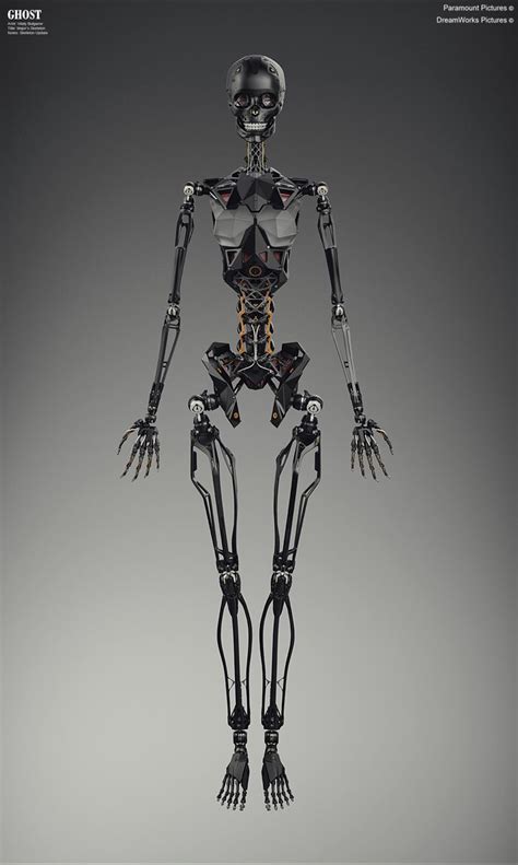 Ghost In The Shell Skeleton By Vitaly Bulgarov Robot Concept Art Robot Art Ghost In The Shell