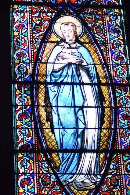 Stained Glass Virgin Mary Halo Free Photo On Pixabay Pixabay