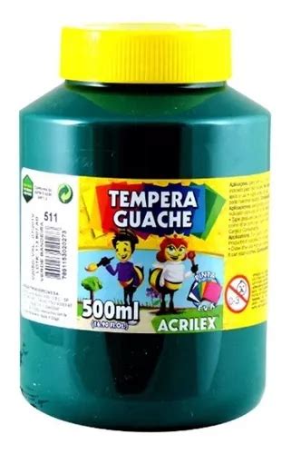 Pintura Acrilex Flag Green Gouache Ml Mercadolibre