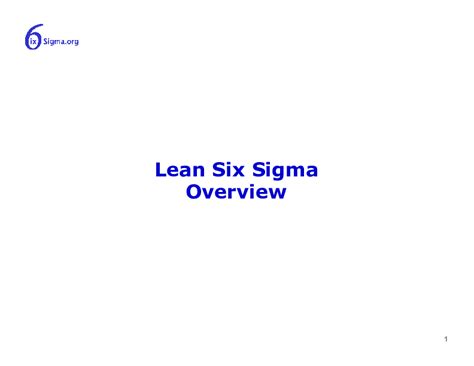 Ppt 001introduction To Lean Six Sigma 16 Slide Ppt Powerpoint