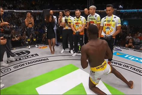 Mma Fighter Losene Keita Breaks His Leg During Unification Fight But