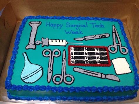 Celebrate The Craft Of Surgical Techs With A Special Cake