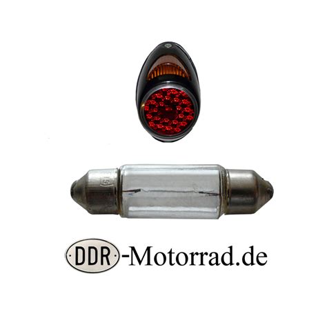 Soffitte 6V 5W Rücklicht IFA MZ RT 125 DDR Motorrad Ersatzteile